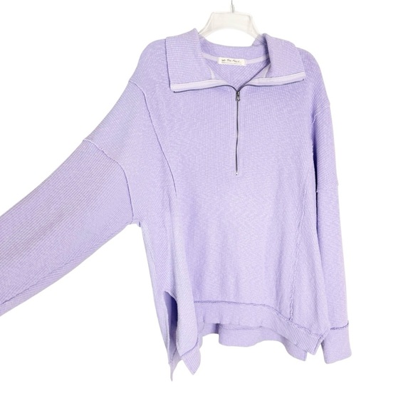 FREE PEOPLE Walk Away Tunic Top in Lavender Size M - Picture 4 of 10